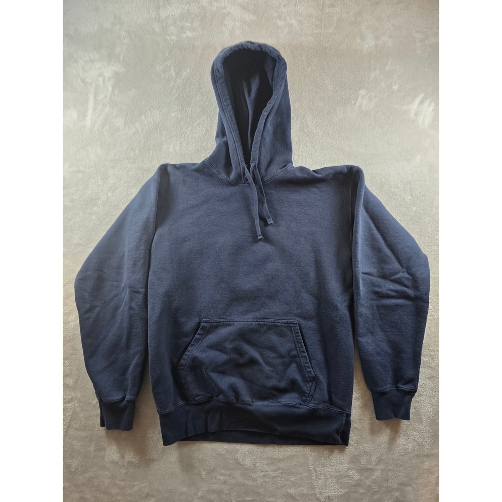 Champion Hoodie Sweatshirt Mens S Blue Fleece Athleisure